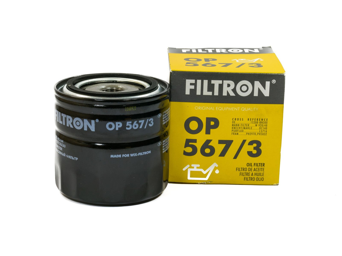 FILTRON filtr oleju OP567/3 Nisaan Navara, Terrano