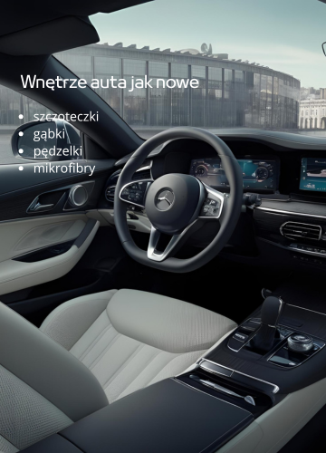 Woskowanie wnętrza samochodu