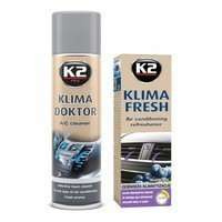 Zestaw: do klimatyzacji K2 Klima Doktor 500ml + Klima Fresh Blueberry 150ml