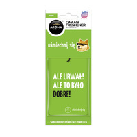 Zawieszka AROMA CAR Cellulose Let's Smile POMELO