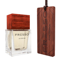 Zestaw: Fresso Perfumy samochodowe Pure Passion 50ml + Zawieszka
