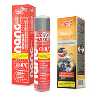 Zestaw Moje Auto do czyszczenia klimatyzacji Nano silver + CleanAir Wanilia