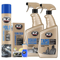 Zestaw kosmetyków do czyszczenia wnętrza K2 Tapis, Oscar, Polo Cockpit, Klima Fresh