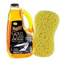 Zestaw: Szampon Meguiars Gold Class 1,8L+ Gąbka do mycia