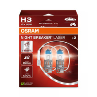 OSRAM Żarówki H3 Night Breaker Laser + 150% EKO box 2szt