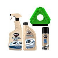 K2 Zestaw zimowych kosmetyków: Claren+ Alaska+ Sil+ skrobaczka