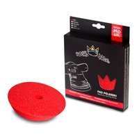 Royal Air Soft Pad czerwony gąbka polerska z otworem do maszyn DA 130mm