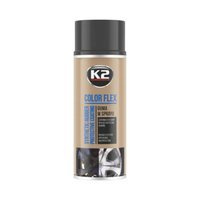 K2 Pro Color Flex guma w sprayu - kolor czarny połysk 400ml