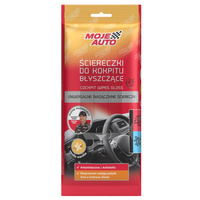 Moje Auto ściereczki do kokpitu błyszczące - Wanilia 24szt