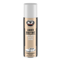 K2 lakier akrylowy biały mat 500ml