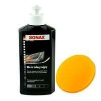 Wosk koloryzujący czarny Sonax 250ml + aplikator do nakładania