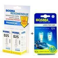 Zestaw: xenon D2S 4300K Bosma 2szt + 2xW5W