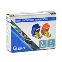 Geko klemy automatyczne mosiężne  -  komplet 2szt