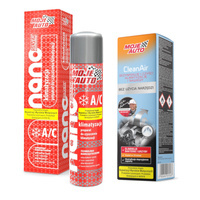 Zestaw Moje Auto do czyszczenia klimatyzacji Nano silver + CleanAir Arctic