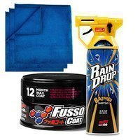 Zestaw:Soft99 New Fusso Coat 12 Months Dark +Rain Drop Bazooka