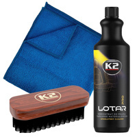 K2 Lotar Pro + szczotka K2 Auron + mikrofibra