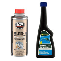 Zestaw: K2 Militec-1 dodatek do oleju 250ml+Xeramic dodatek do ON 250ml
