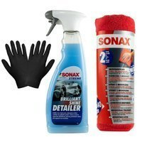 Zestaw: Sonax Xtreme Brilliant Shine Detailer 750ml+ ściereczki