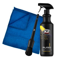Zestaw: K2 PURIO Pro 1L + pędzel + mikrofibra