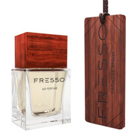 Zestaw: Fresso Perfumy samochodowe Paradise Spark 50ml+ Zawieszka