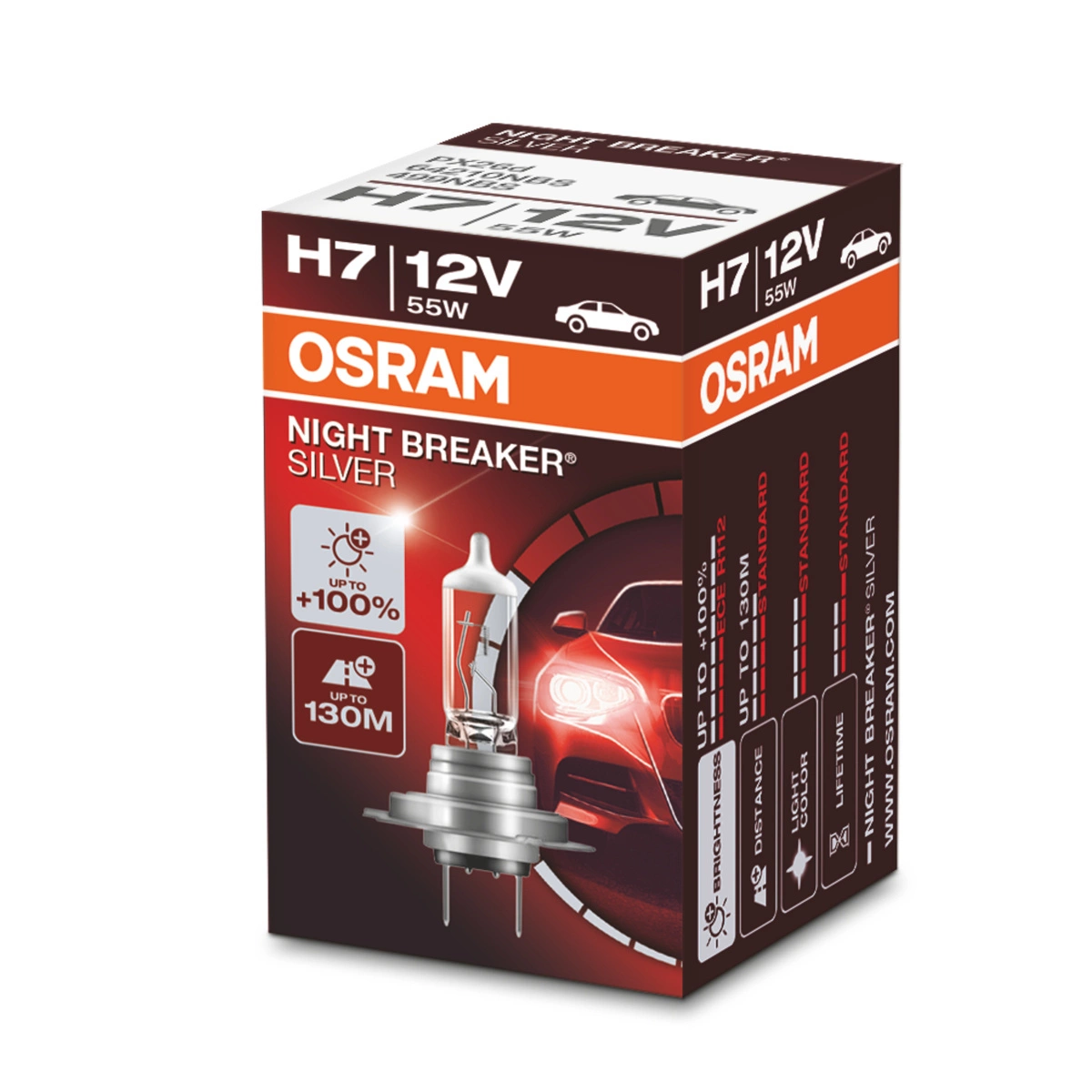 Osram H7 Night Breaker Silver +100% - 1szt • autokosmetyki •
