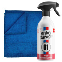 Powłoka hydrofobowa Shiny Garage Wet Protector 500ml + mikrofibra
