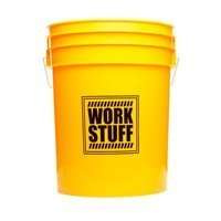 Żółte wiadro do mycia auta Work Stuff 20L