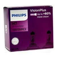 Żarówka samochodowa Philips H7 VisionPlus +60% kartonik 2szt