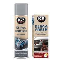 Zestaw: do klimatyzacji K2 Klima Doktor 500ml + Klima Fresh Cherry 150ml