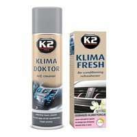 Zestaw: do klimatyzacji K2 Klima Doktor 500ml + Klima Fresh Flower 150ml