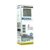 Żarówka samochodowa H4 Bosma Pure White PLUS 80% - 2szt