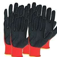 Rękawice robocze powlekane latexem romiar  "8" - paczka 12 par