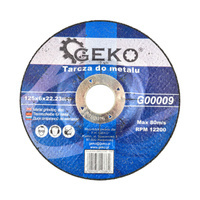 Tarcza do cięcia metalu 125x6x22,23 GEKO G00009