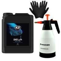 Zestaw: Piana aktywna K2 PRO Bela 5L+ opryskiwacz 1.5l i rękawiczki