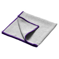 Moje Auto Detailer Mikrofibra waflowa do szyb DIAMOND GLASS 370g/m2 40x40cm GREY