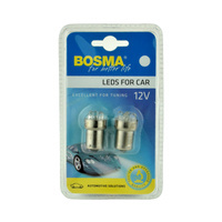 Led Bosma Ba15s 5x LED White 2szt *2076*