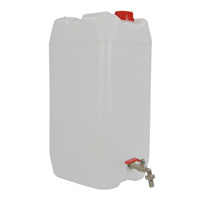 Pojemnik plastikowy na wodę z metalowym kranem 30L