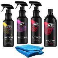 Zestaw: K2 PRO Roton, Sigma, Spectrum, Satina + mikrofibra