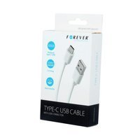 Kabel biały USB ładowarka Forever USB-C 1,0 m 2A