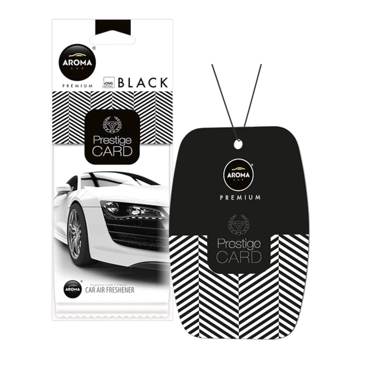 Zapach Aroma Car Prestige Cards Black • autokosmetyki •