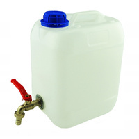 Pojemnik plastikowy na wodę z metalowym kranem 10L